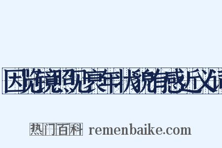 因览镜照见衰年状貌有感近义词是什么意思的图片